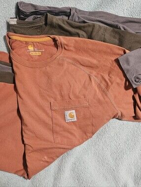 Mens Xl Bundle DULUTH, CARHARTT Trio - Rust, Olive, Gray